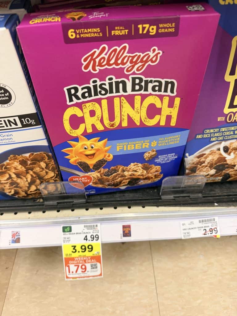 kellogg's cereal kroger shelf image (4)