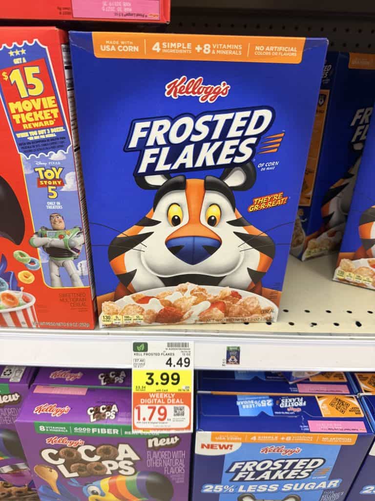 kellogg's cereal kroger shelf image (4)