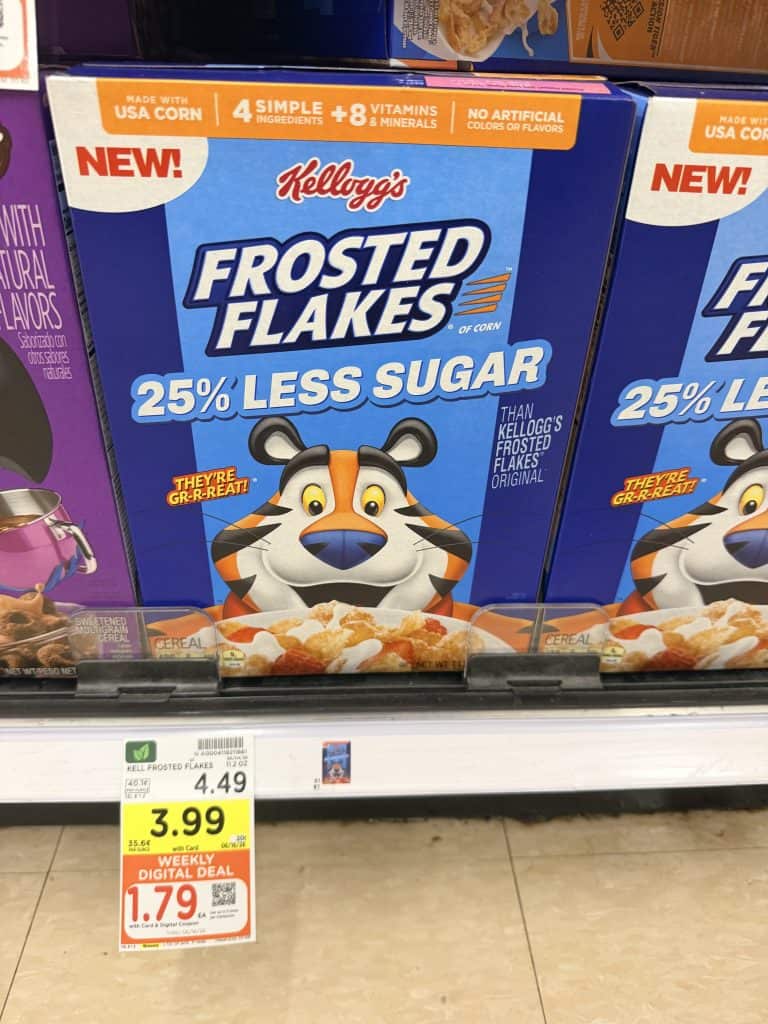 kellogg's cereal kroger shelf image (4)