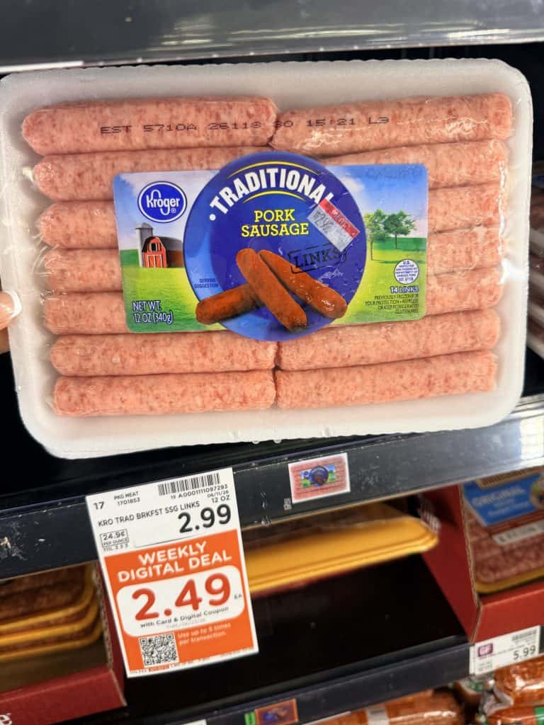 kroger breakfast sausage shelf image (1)