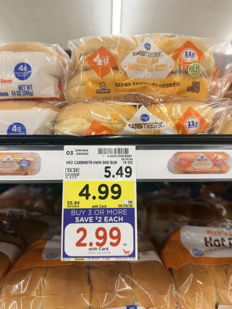 kroger carbmaster buns shelf image (2)