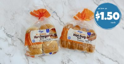 kroger hot dog and hamburger buns