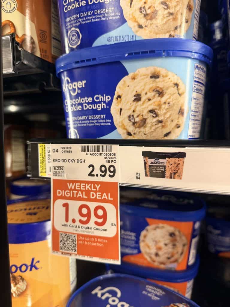 kroger ice cream shelf image (1)