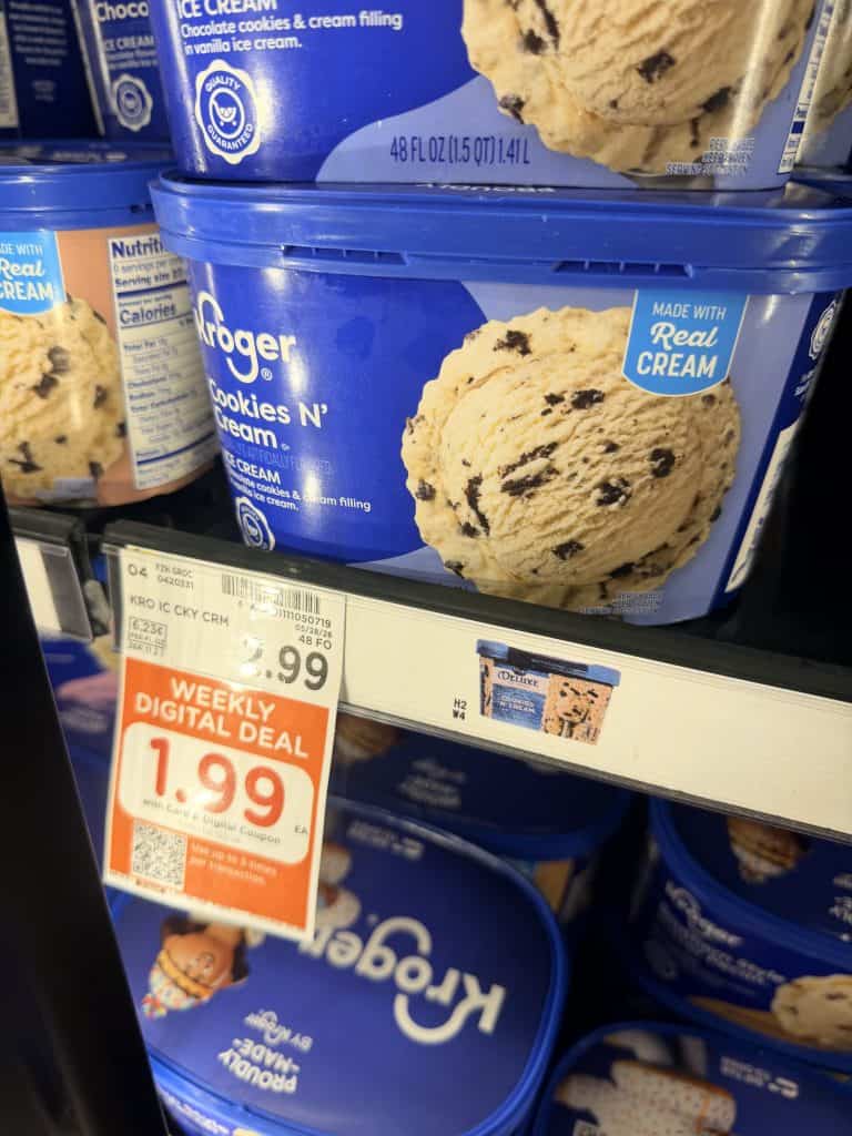 kroger ice cream shelf image (1)