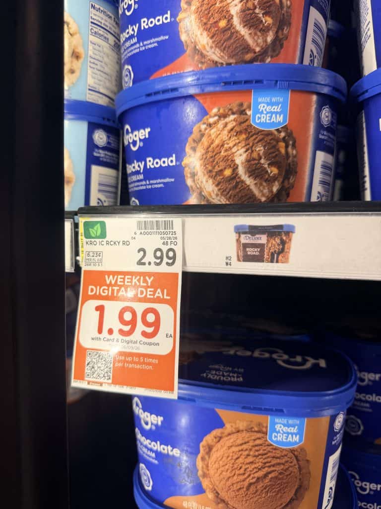 kroger ice cream shelf image (1)
