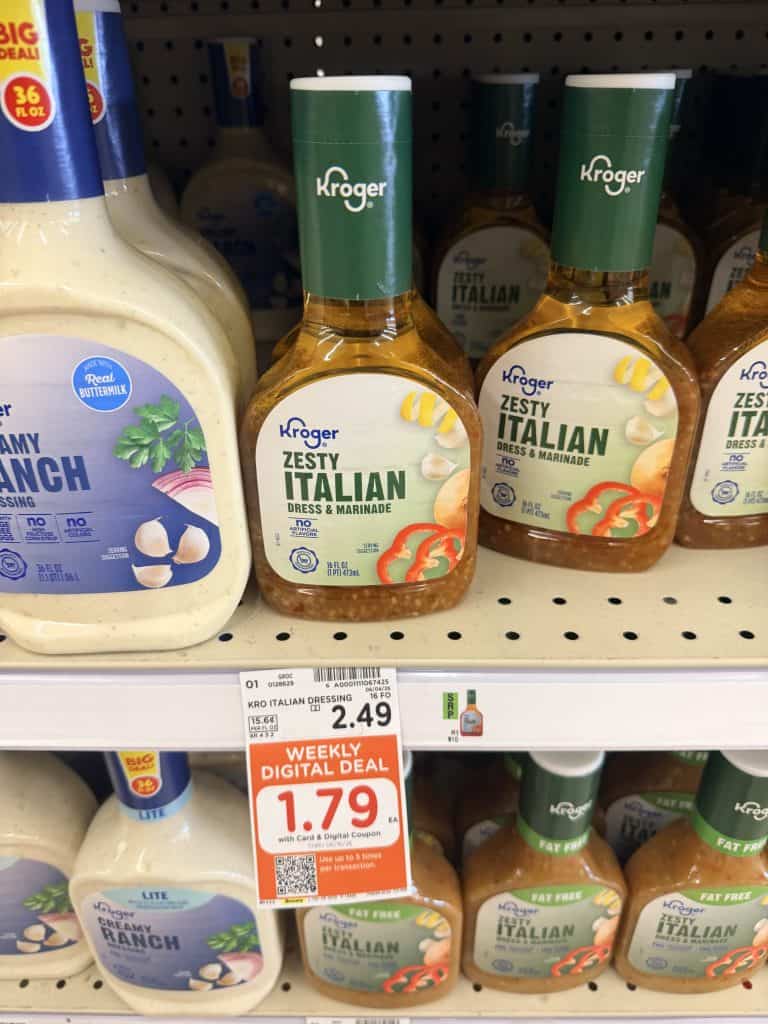 kroger salad dressing shelf image (6)