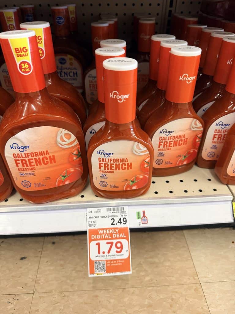 kroger salad dressing shelf image (6)