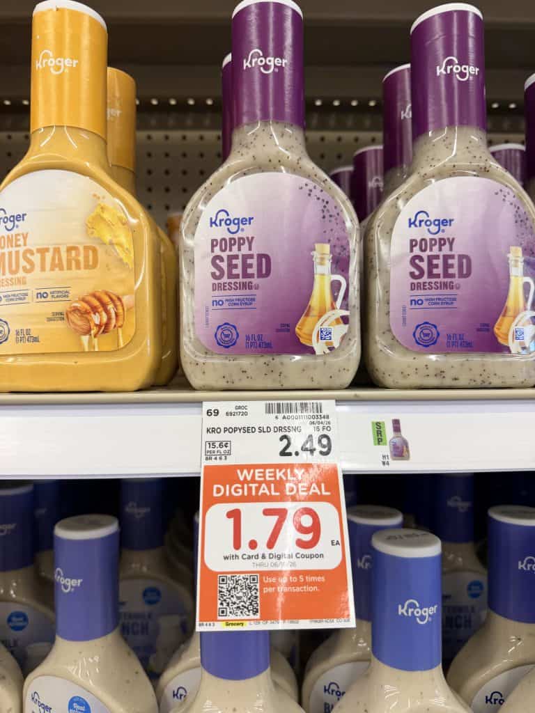 kroger salad dressing shelf image (6)