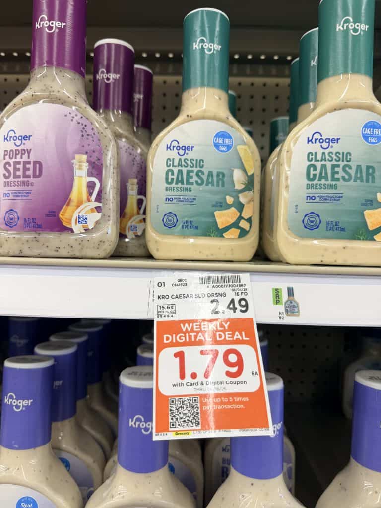kroger salad dressing shelf image (6)