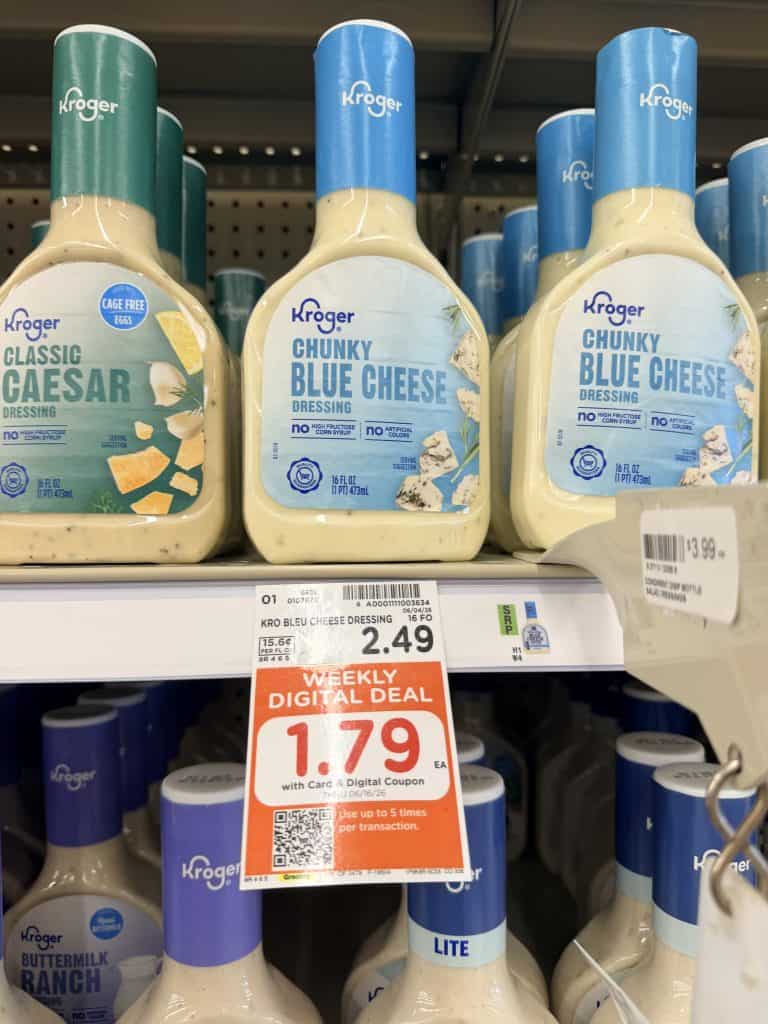 kroger salad dressing shelf image (6)