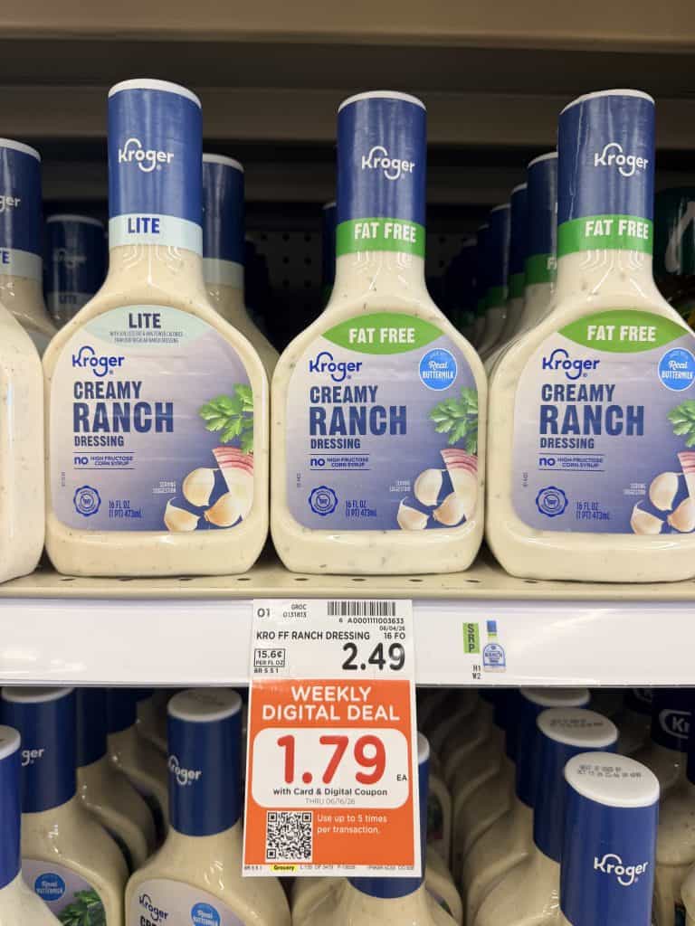 kroger salad dressing shelf image (6)