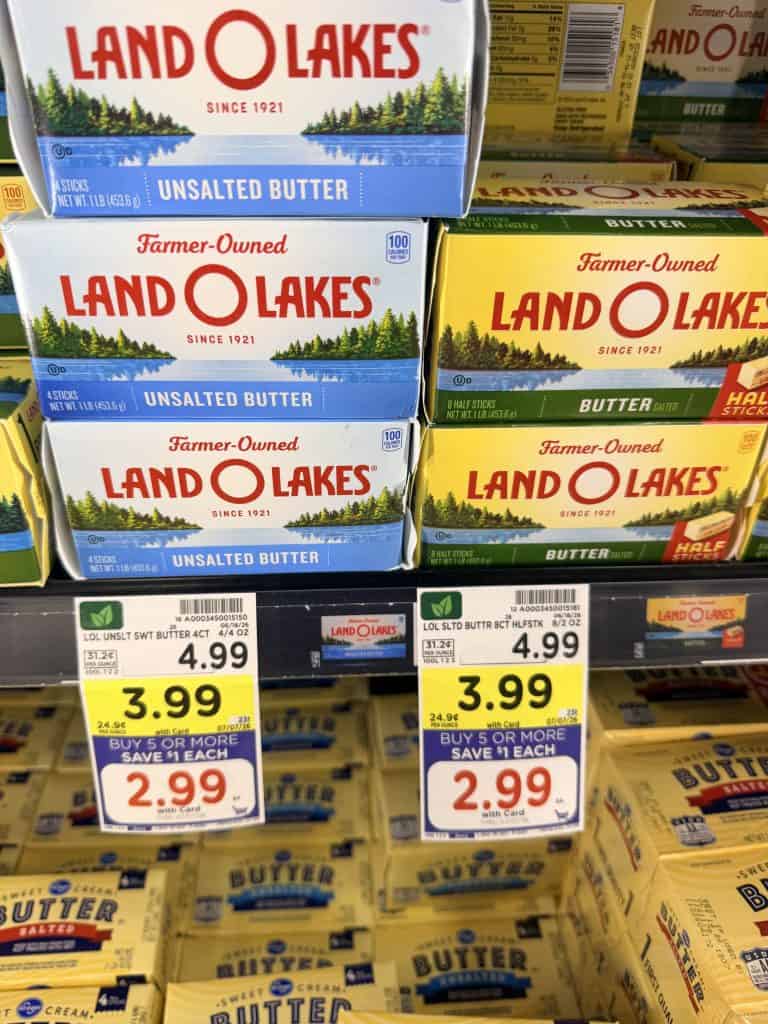 land o lakes butter kroger shelf image (3)