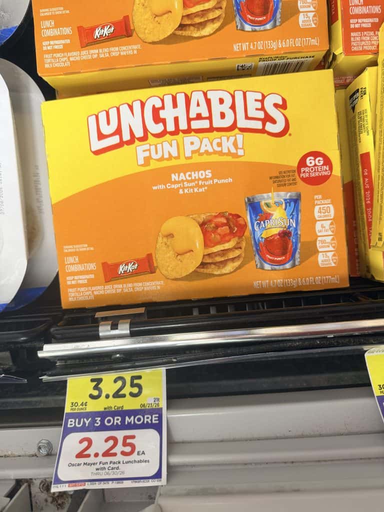 lunchables fun pack kroger shelf image (4)