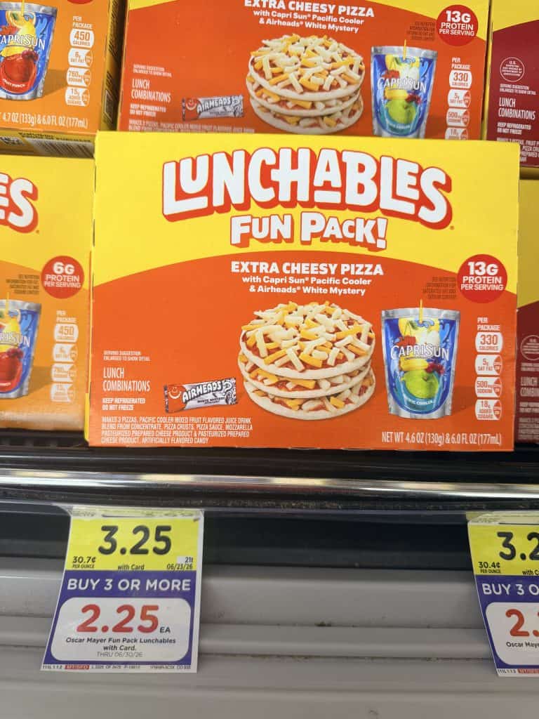 lunchables fun pack kroger shelf image (4)