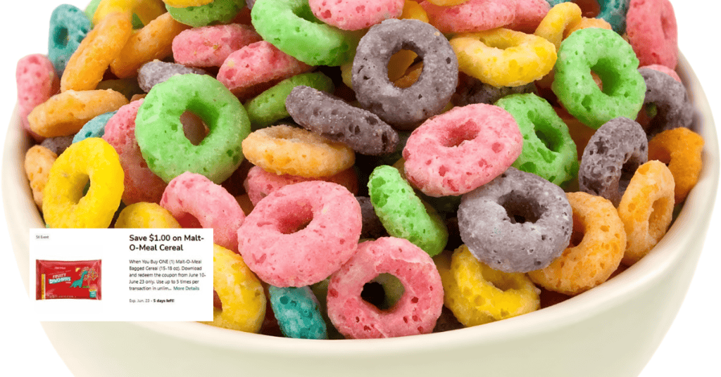 malt-o-meal cereal kroger digital coupon