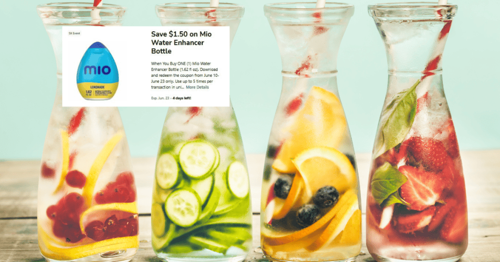 mio water enhancer kroger digital coupon