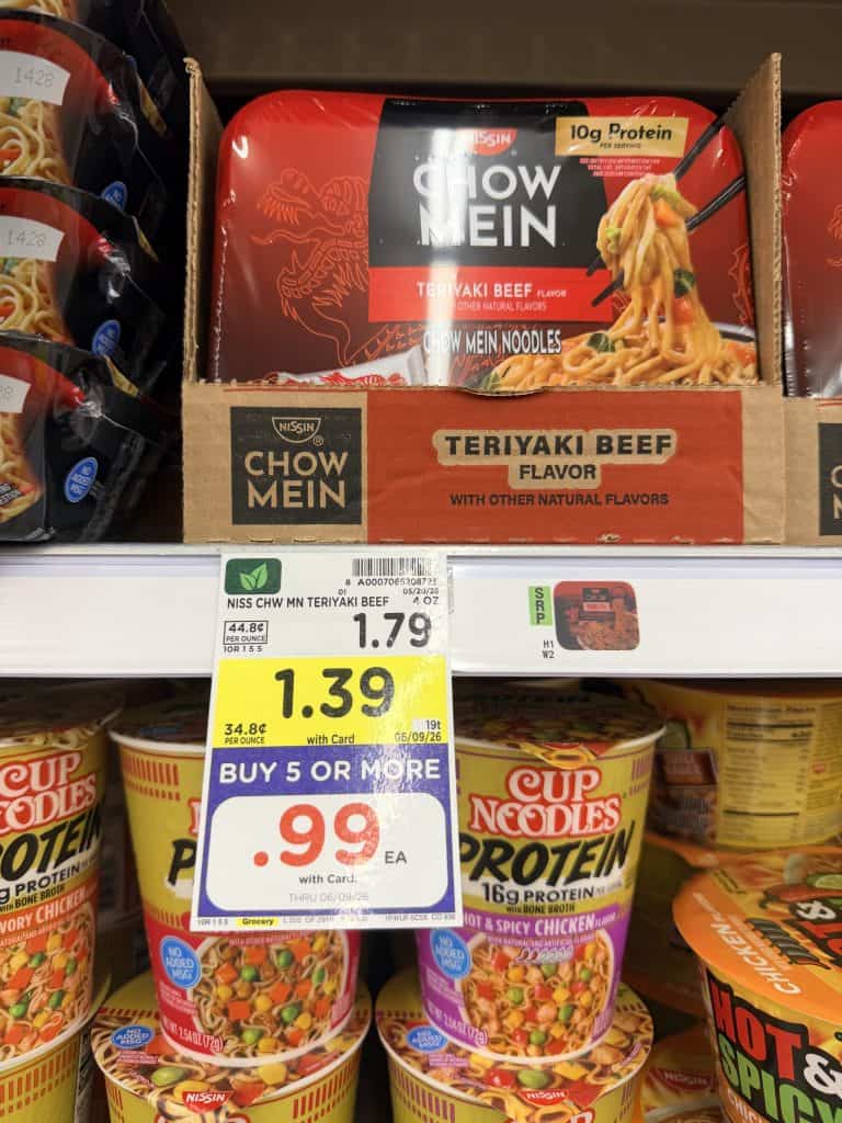 nissin chow mein kroger shelf image (5)