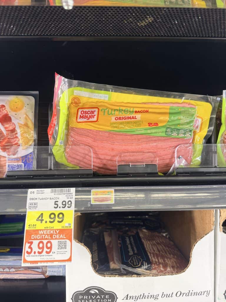 oscar mayer bacon kroger shelf image (3)