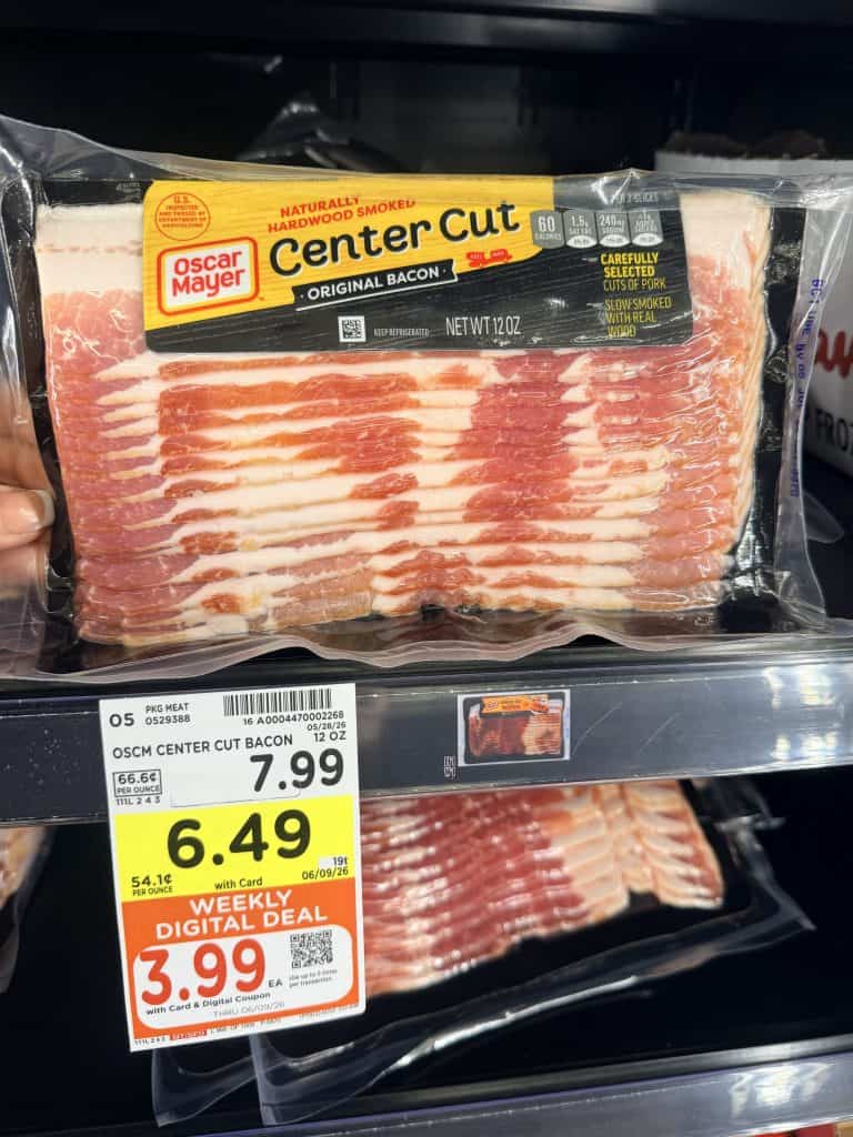 oscar mayer bacon kroger shelf image (3)