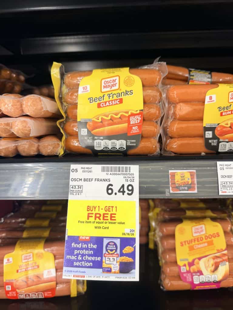 oscar mayer beef franks kroger shelf image (1)