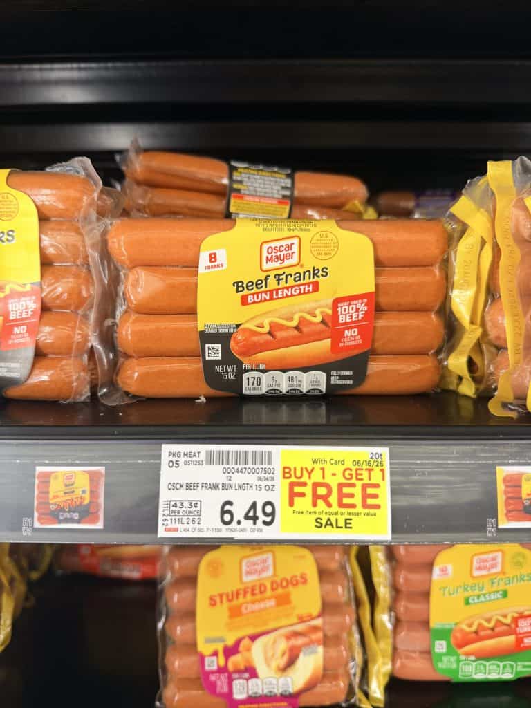 oscar mayer beef franks kroger shelf image (1)