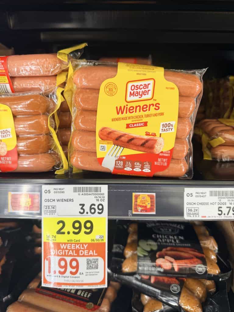 oscar mayer hot dogs kroger shelf image (2)