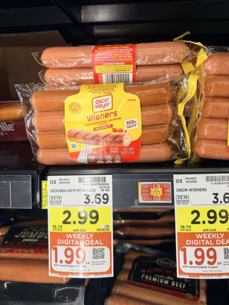 oscar mayer hot dogs kroger shelf image (2)