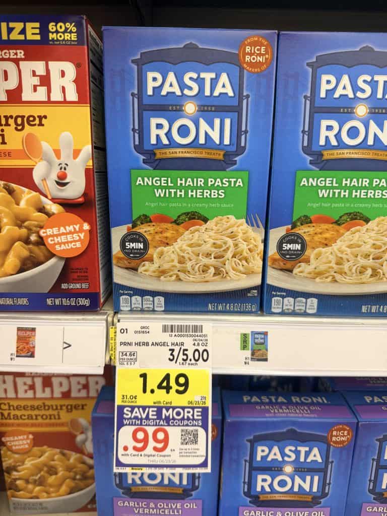 pasta roni kroger shelf image (2)
