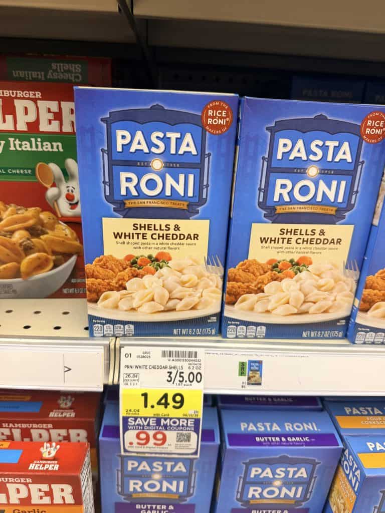 pasta roni kroger shelf image (2)