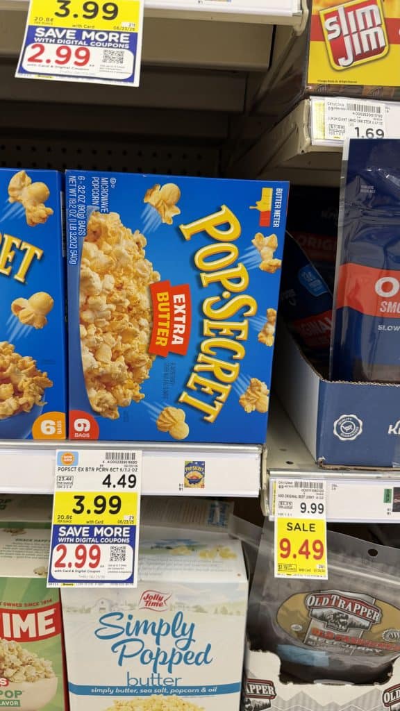 pop secret popcorn (1) kroger shelf image