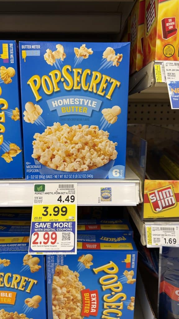 pop secret popcorn (1) kroger shelf image