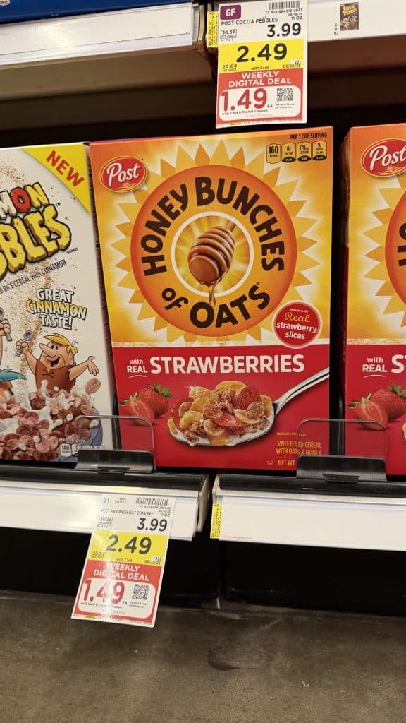 post cereal kroger shelf image (1)