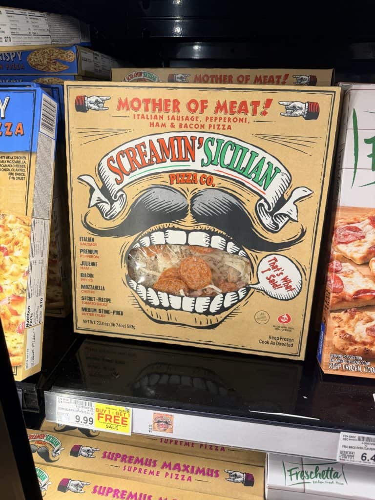 screamin sicilian pizza kroger shelf image (6)