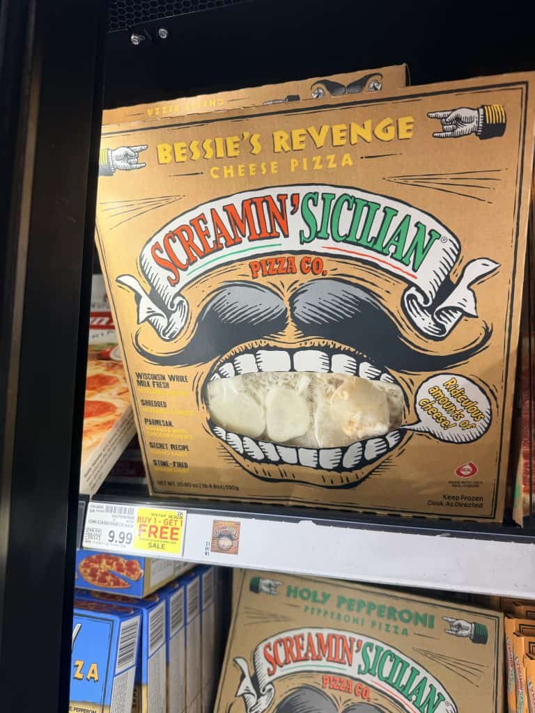screamin sicilian pizza kroger shelf image (6)