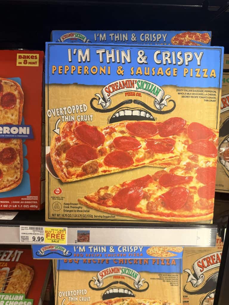 screamin sicilian pizza kroger shelf image (6)