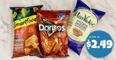 smartfood, doritos and miss vickies kroger krazy
