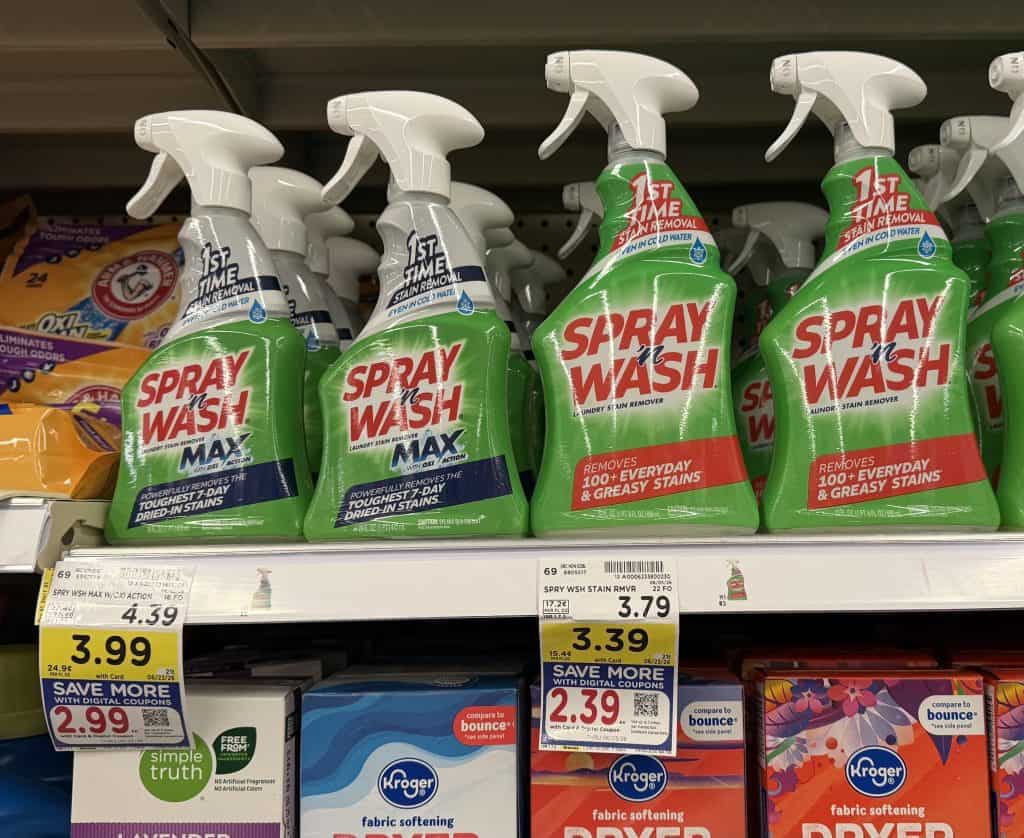 spray n wash kroger shelf image