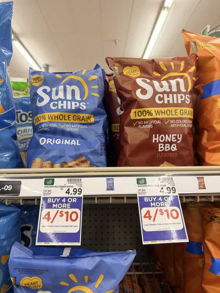 sunchips kroger shelf image