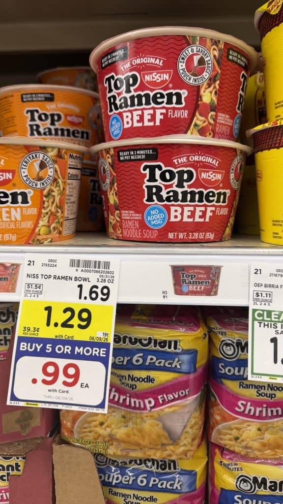 top ramen kroger shelf image (2)