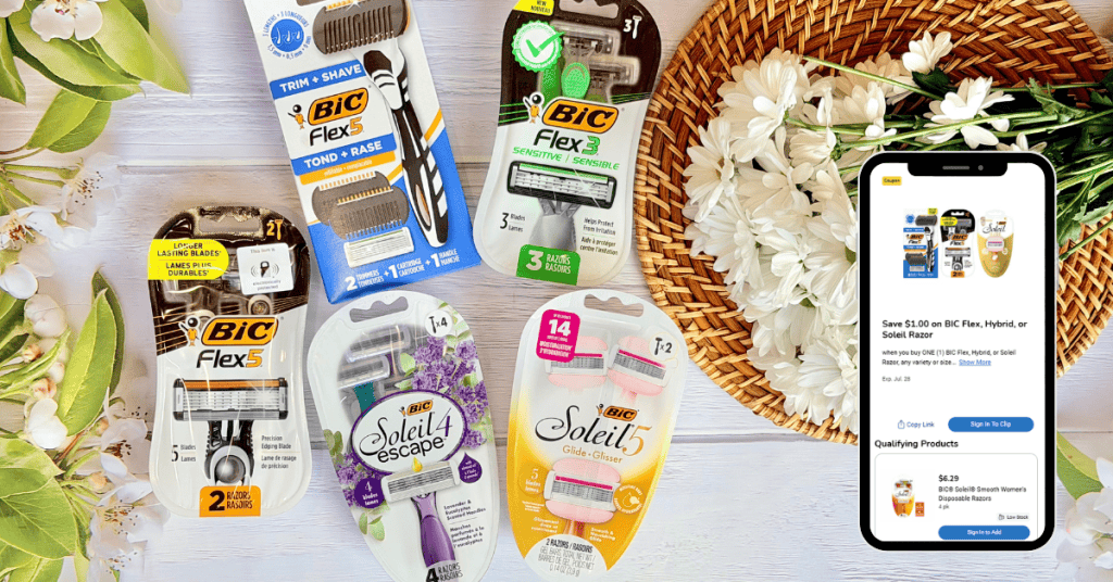 BIC Disposable Razors Kroger Digital Coupon