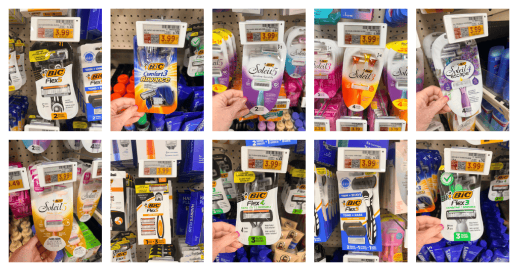 Bic Disposable Razors kroger weekly digital shelf images
