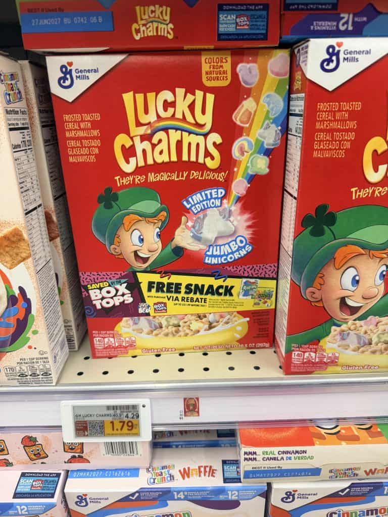 General Mills Cereal kroger shelf image (10)