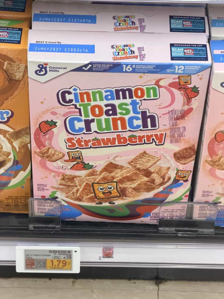 General Mills Cereal kroger shelf image (10)