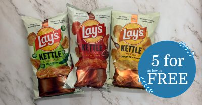 Lay's Kettle Cooked Chips Kroger Shelf Image