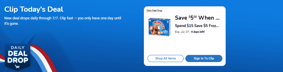 Kroger Daily Deal Drop