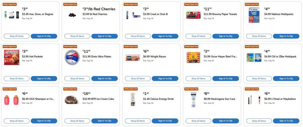 Kroger Weekly Digital Coupons 7-29 to 8-4 2