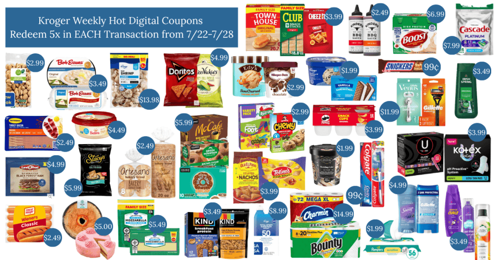 Kroger Weekly Hot Digital Coupons 722-728