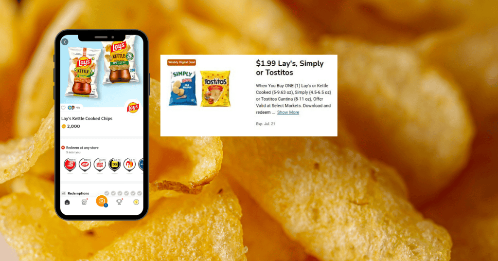 Lay's Kettle Cooked Chips Kroger Rebates and Digital Coupon