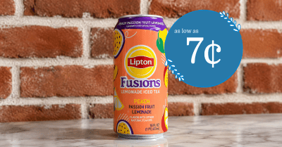 Lipton fusions tea kroger krazy