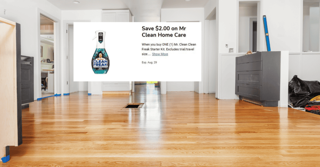 Mr Clean Clean Freak Kroger digital coupon